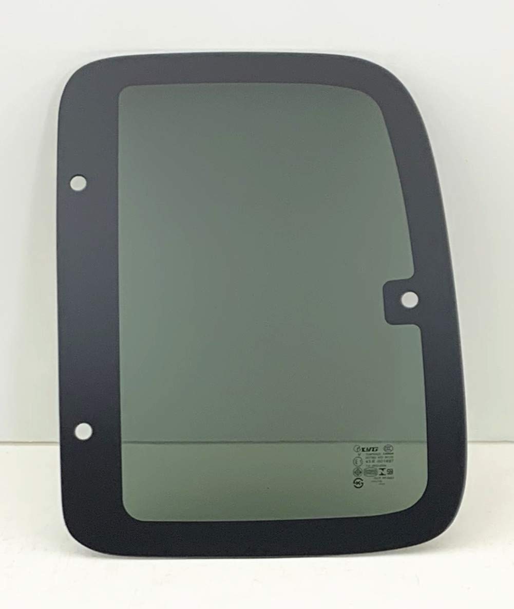 Driver Left Side Rear Quarter Window Quarter Glass Compatible with Toyota Tacoma Pickup 2 Door Extended Cab 2001-2004 Models