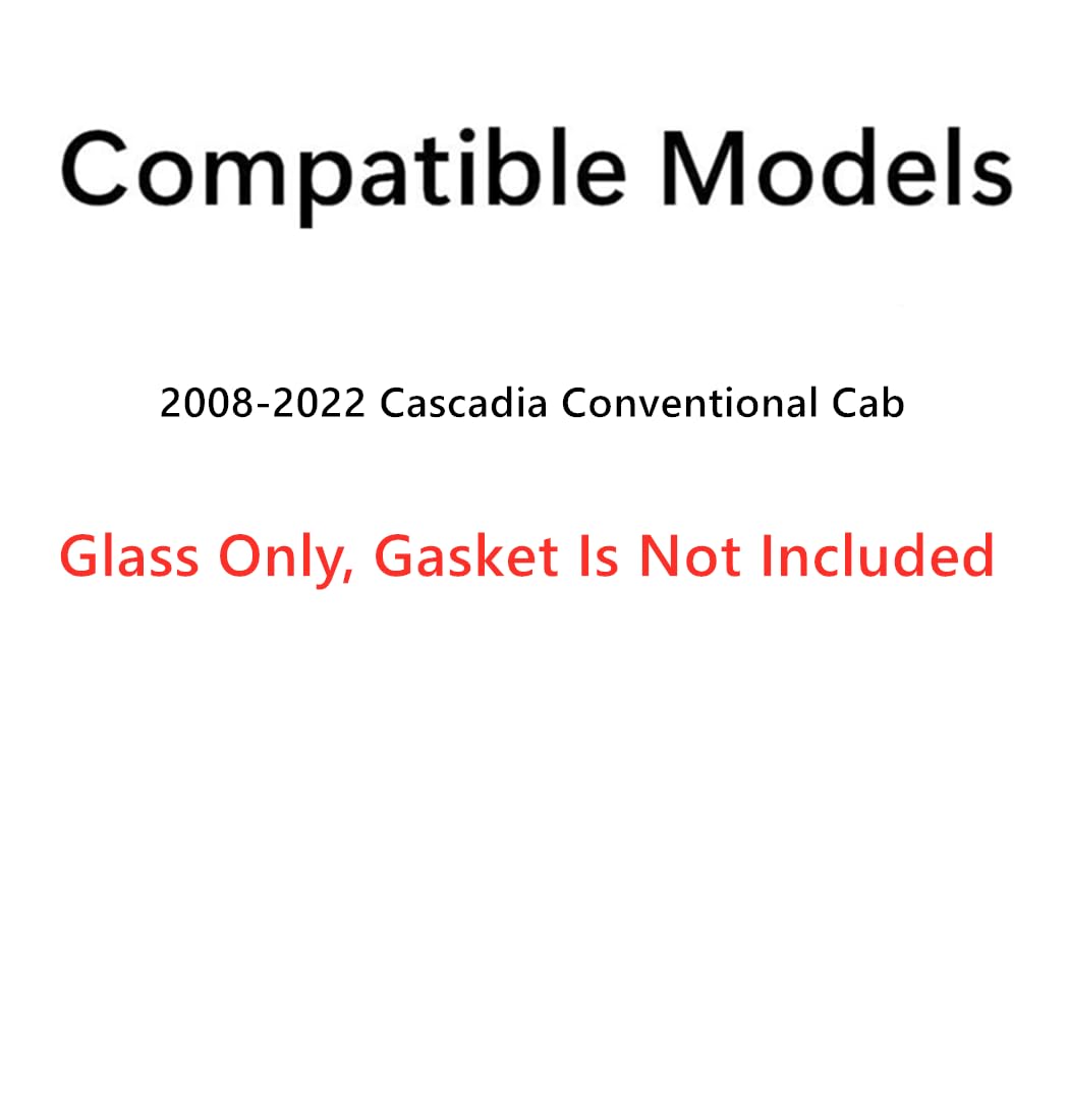 Laminated Passenger Right Side Front Windshield Window Glass Compatible with Freightliner Cascadia 2008-2022 Models