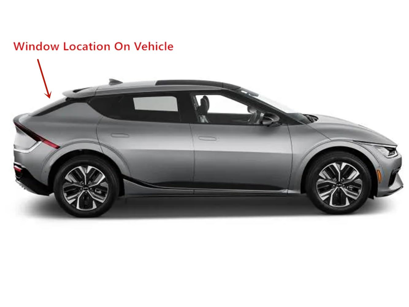 Heated Rear Back Window Back Glass Compatible with Kia EV6 2022-2025 Models