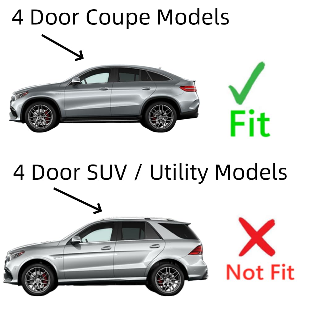 Heated Back Window Back Glass Compatible with Mercedes Benz GLE63AMG / GLE450 GLE350d / GLE43AMG 2016-2019 4 Door Coupe Models