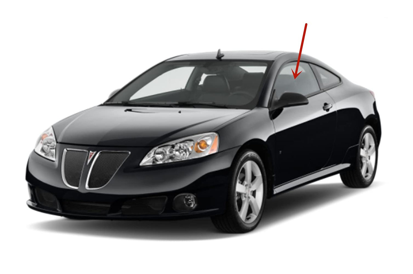 OEM Driver Left Side Door Window Door Glass Compatible with Pontiac G6 2 Door Coupe 2006-2009 Models