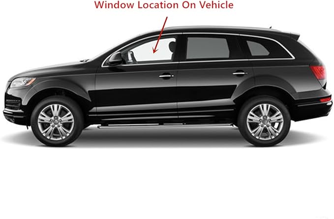 Laminated Driver Left Side Front Door Window Door Glass Compatible with Audi Q7 2007-2015 Models