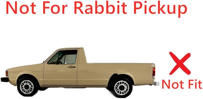 Stationary Tempered Driver Left Side Front Vent Window Vent Glass Compatible with Volkswagen Cabriolet 1985-1993 / Rabbit Jetta 1975-1984 Models (Not For Rabbit Pickup)