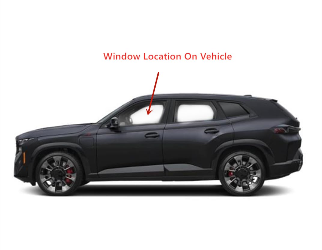 Laminated Driver Left Side Front Door Window Door Glass Compatible with BMW XM 2024-2025 Models