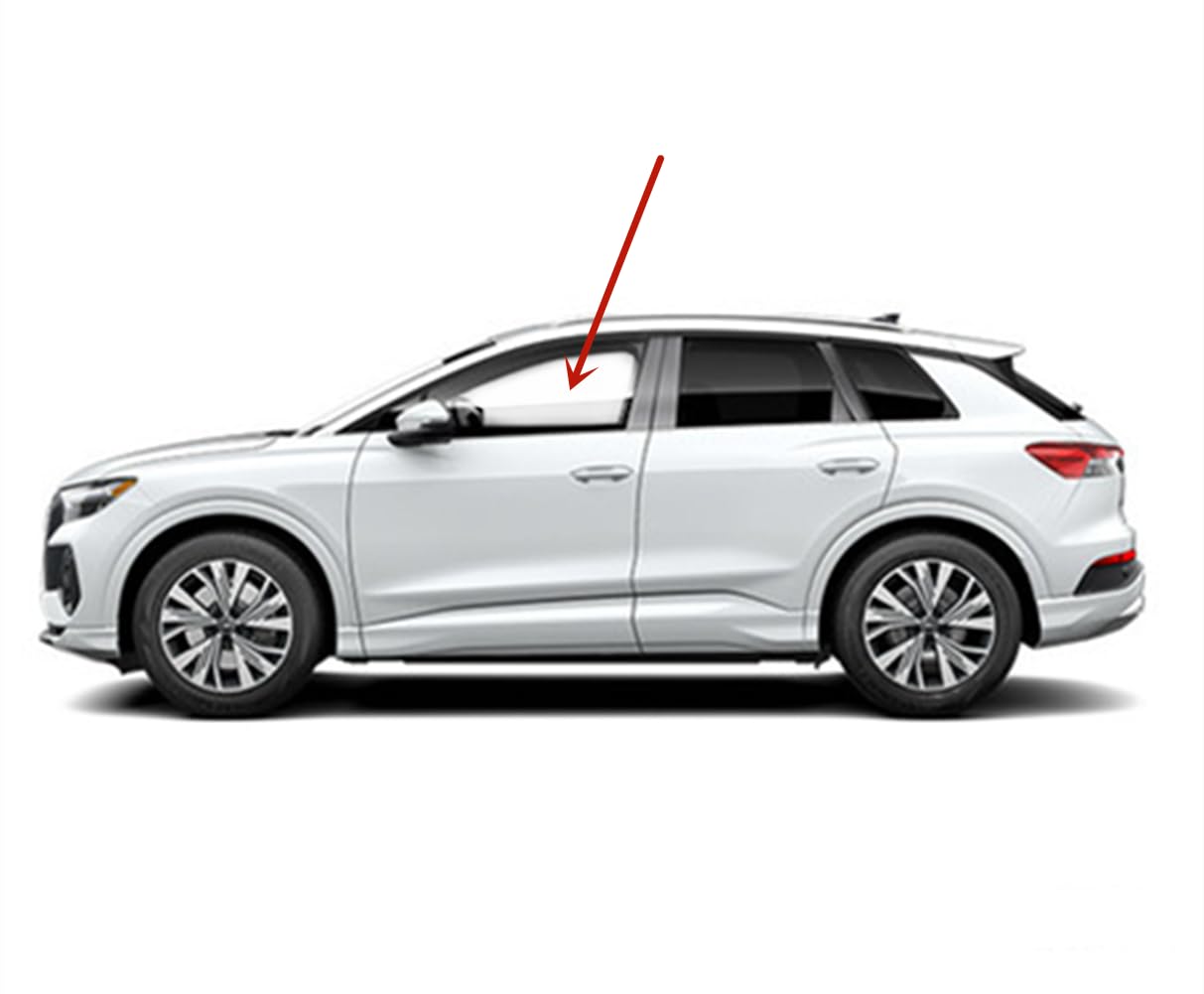 Tempered Driver Left Side Front Door Window Door Glass Compatible with Audi Q4 E-TRON / Volkswagen ID.4 2021-2025 Models