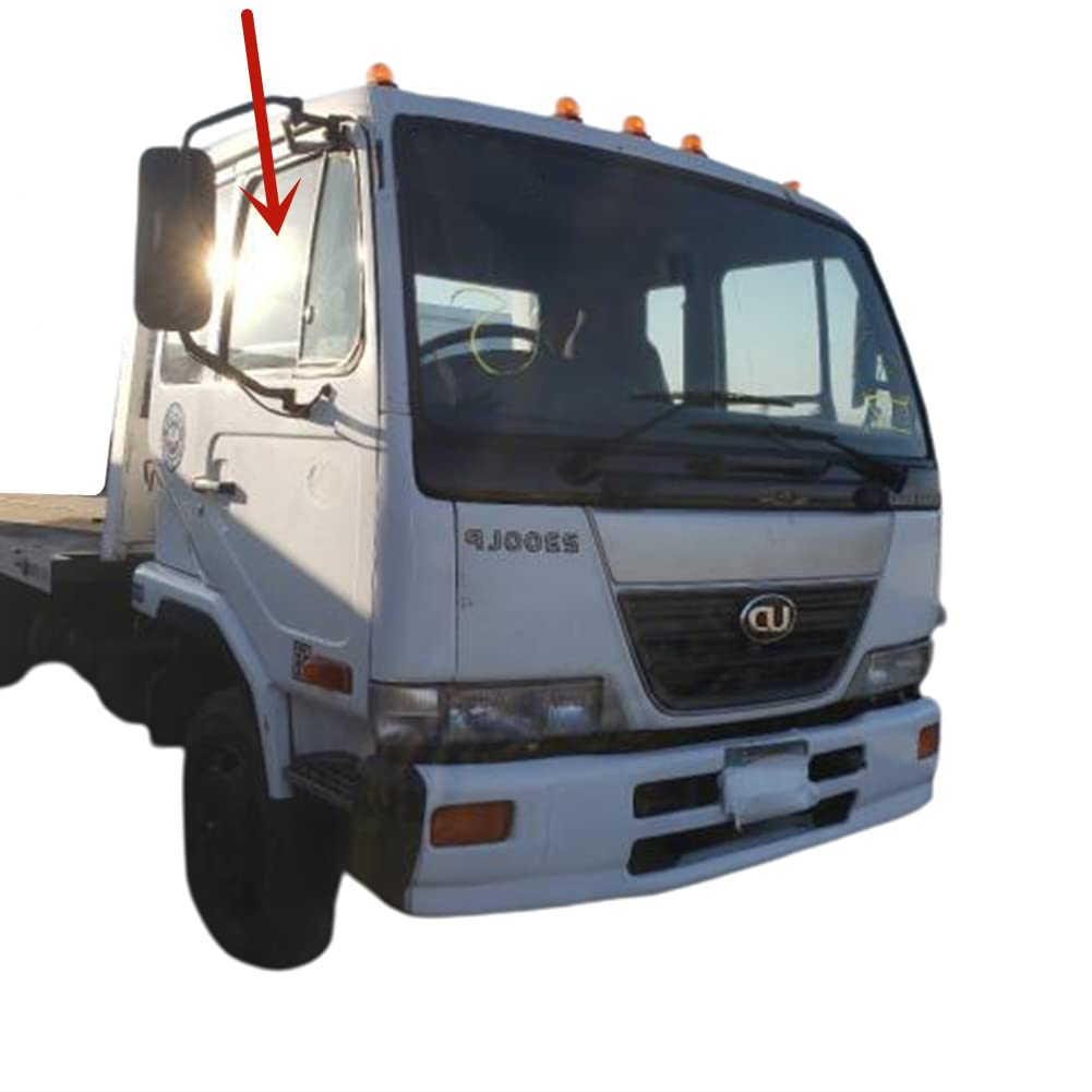 Passenger Right Side Door Window Door Glass Compatible with Nissan UD1800 UD2000 UD2300 UD2600 UD3300 2005-2010 Models