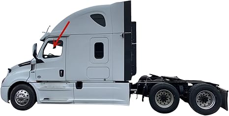 Driver Left Side Front Door Window Door Glass Compatible with Freightliner Cascadia 2018-2024 Models