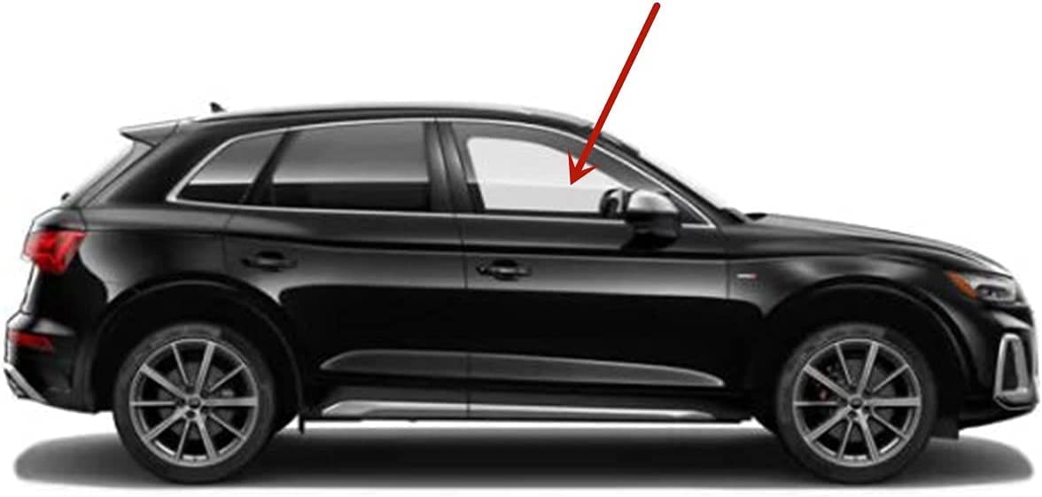 Tempered Passenger Right Side Front Door Window Door Glass Compatible with Audi SQ5 / Q5 2018-2025 Models