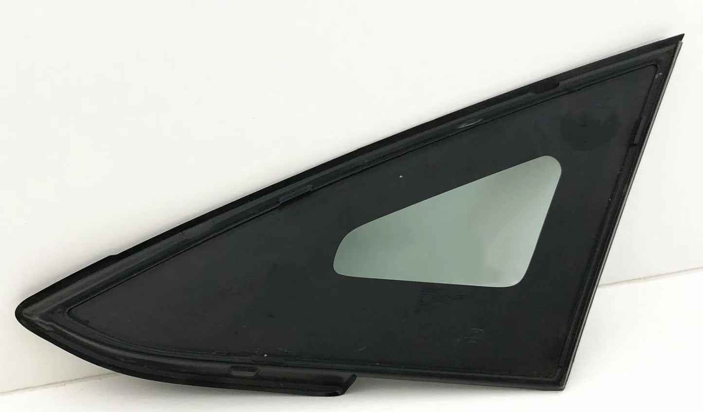 Tempered Black Moulding Style Passenger Right Side Front Vent Window Vent Glass Compatible with Ford Fiesta 2011-2019 Models