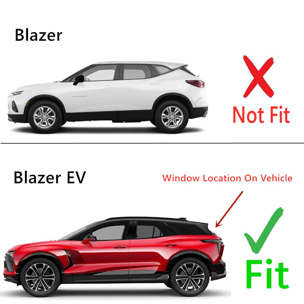 Heated Rear Back Tailgate Liftgate Window Glass Compatible with Chevrolet Blazer EV 2024-2025 Models (Not For Blazer)
