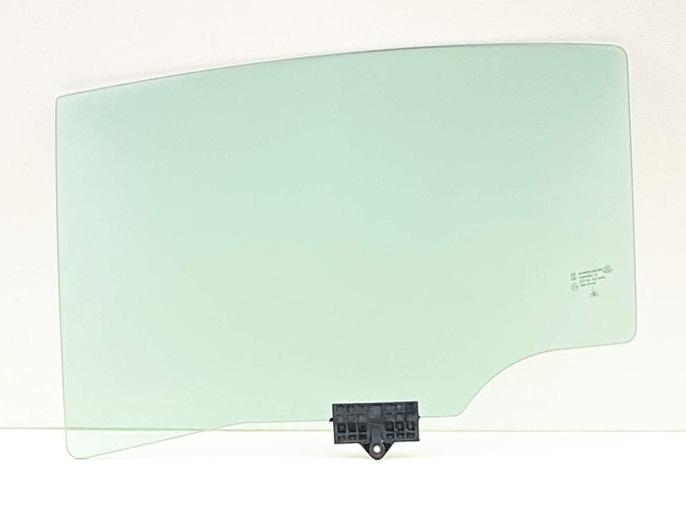 Driver Left Side Rear Door Window Door Glass Compatible with Kia Cadenza 2014-2016 Models