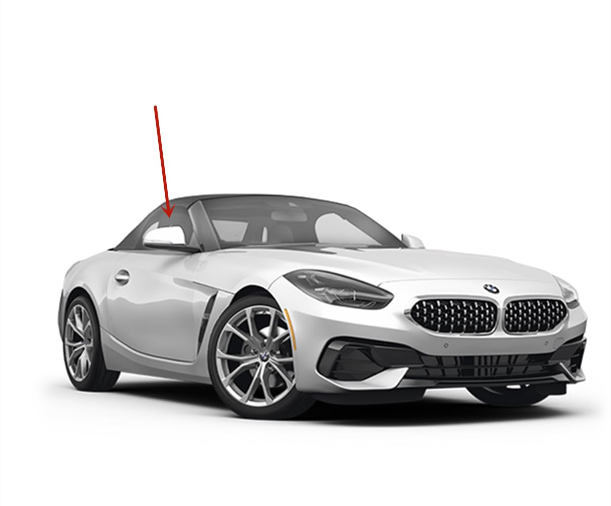 Pasesnger Right Side Door Window Door Glass Compatible with BMW Z4 2019-2025 Models