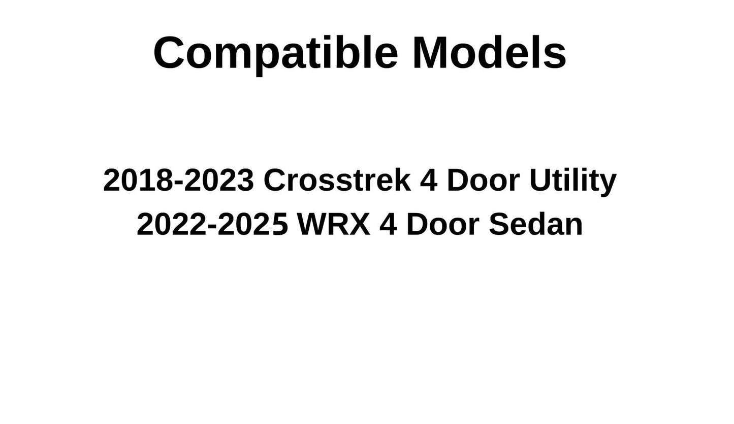 Passenger Right Side Front Door Window Door Glass Compatible with Subaru Crosstrek 2018-2023/ WRX 2022-2025 Models