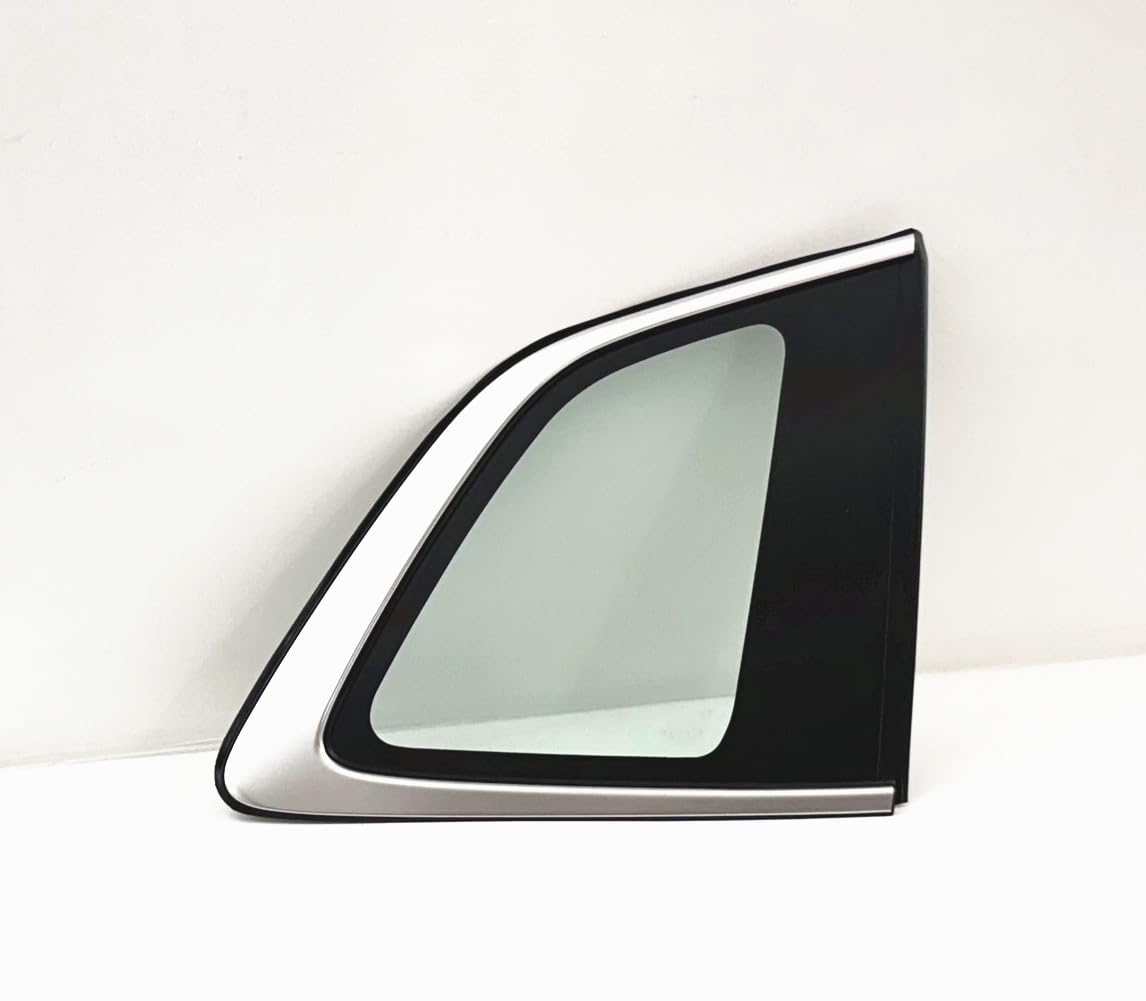 Chrome Moulding Clear Color Passenger Right Side Quarter Window Quarter Glass Compatible with Honda CR-V 2023-2025 Models