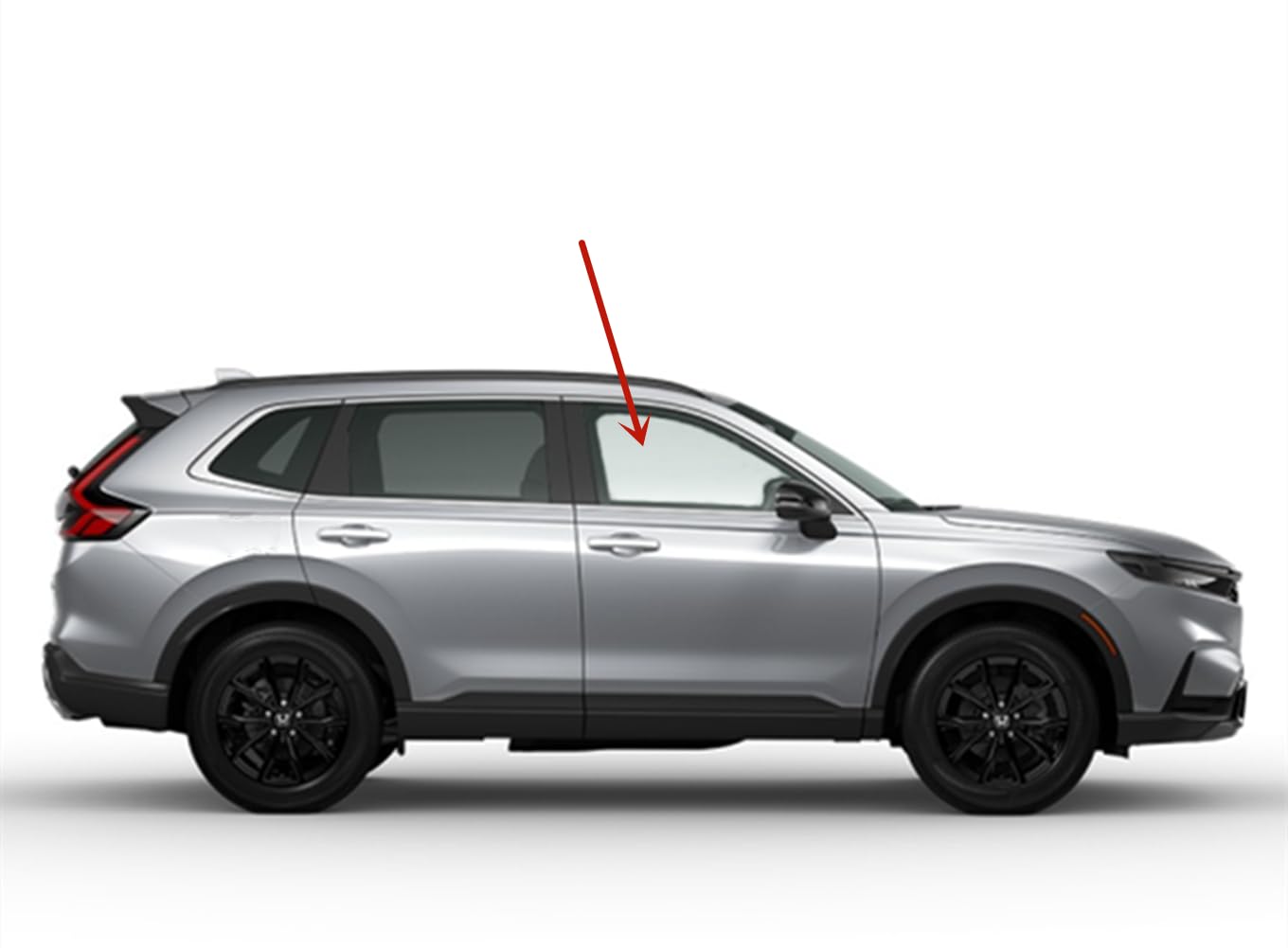 Tempered Passenger Right Side Front Door Window Door Glass Compatible with Honda CR-V 2023-2025 Models