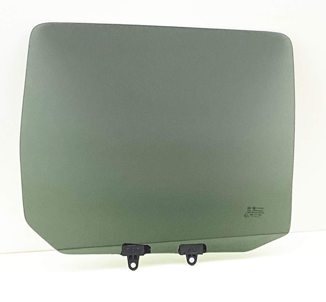 Driver Left Side Rear Door Window Door Glass Compatible with Nissan Frontier Pickup 4 Door Crew 2000-2004 Models