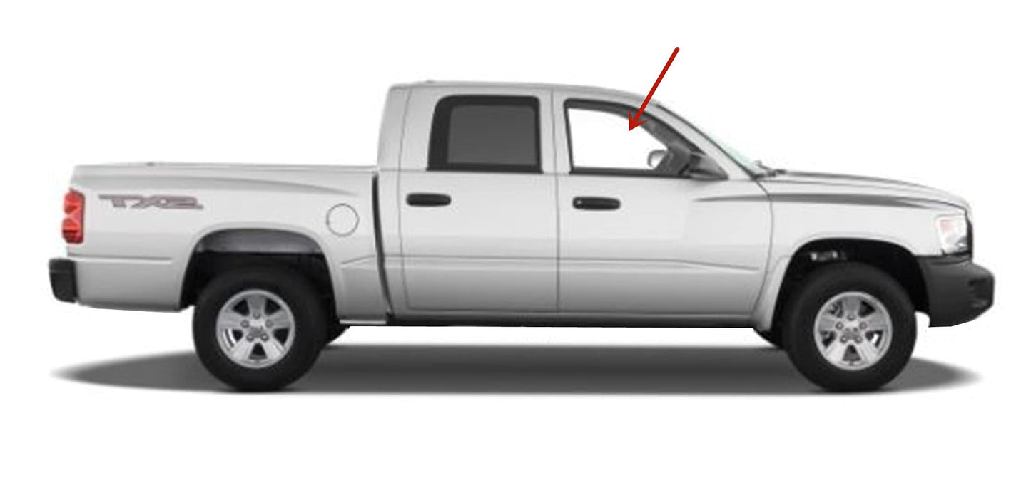 Passenger Right Side Front Door Window Door Glass Compatible with Dodge Durango 1998-2003 Models/Dodge Dakota Pickup 2000-2004 4 Door Models