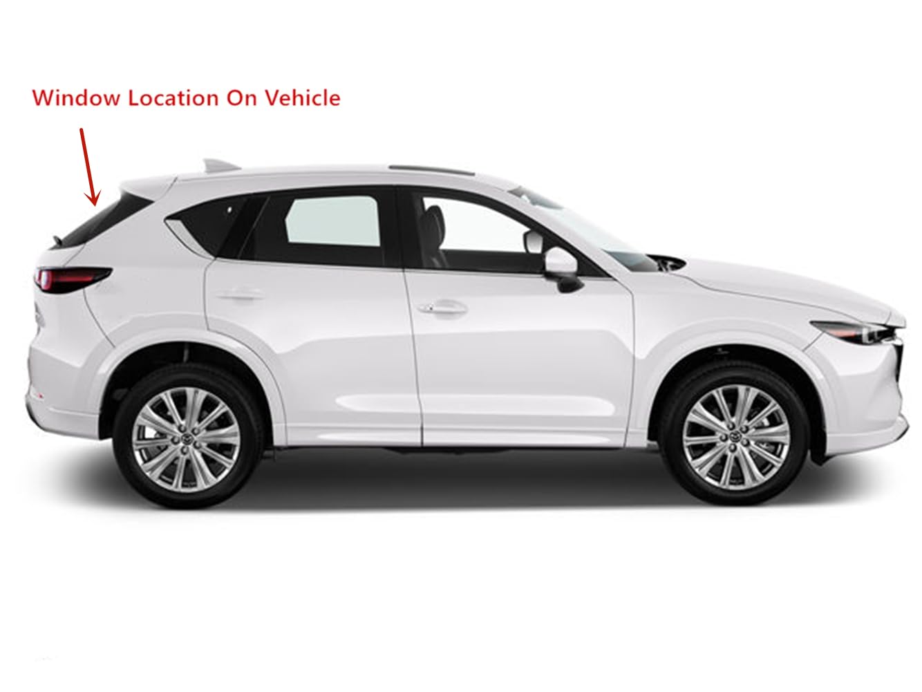 Heated Back Tailgate Window Back Glass Compatible with Mazda CX-5 2017-2024 Models