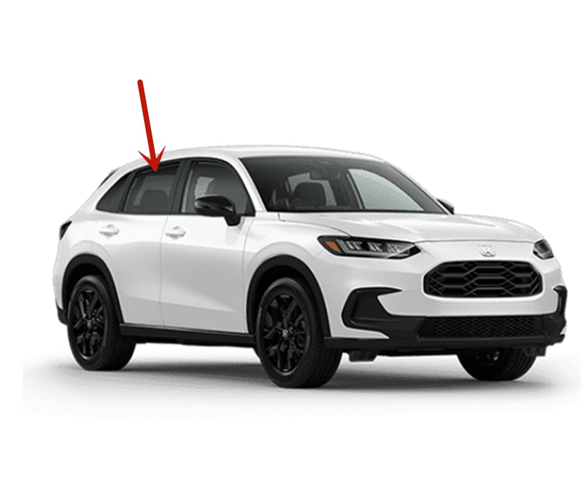 Pasesnger Right Side Rear Door Window Door Glass Compatible with Honda HR-V 2023-2025 Models