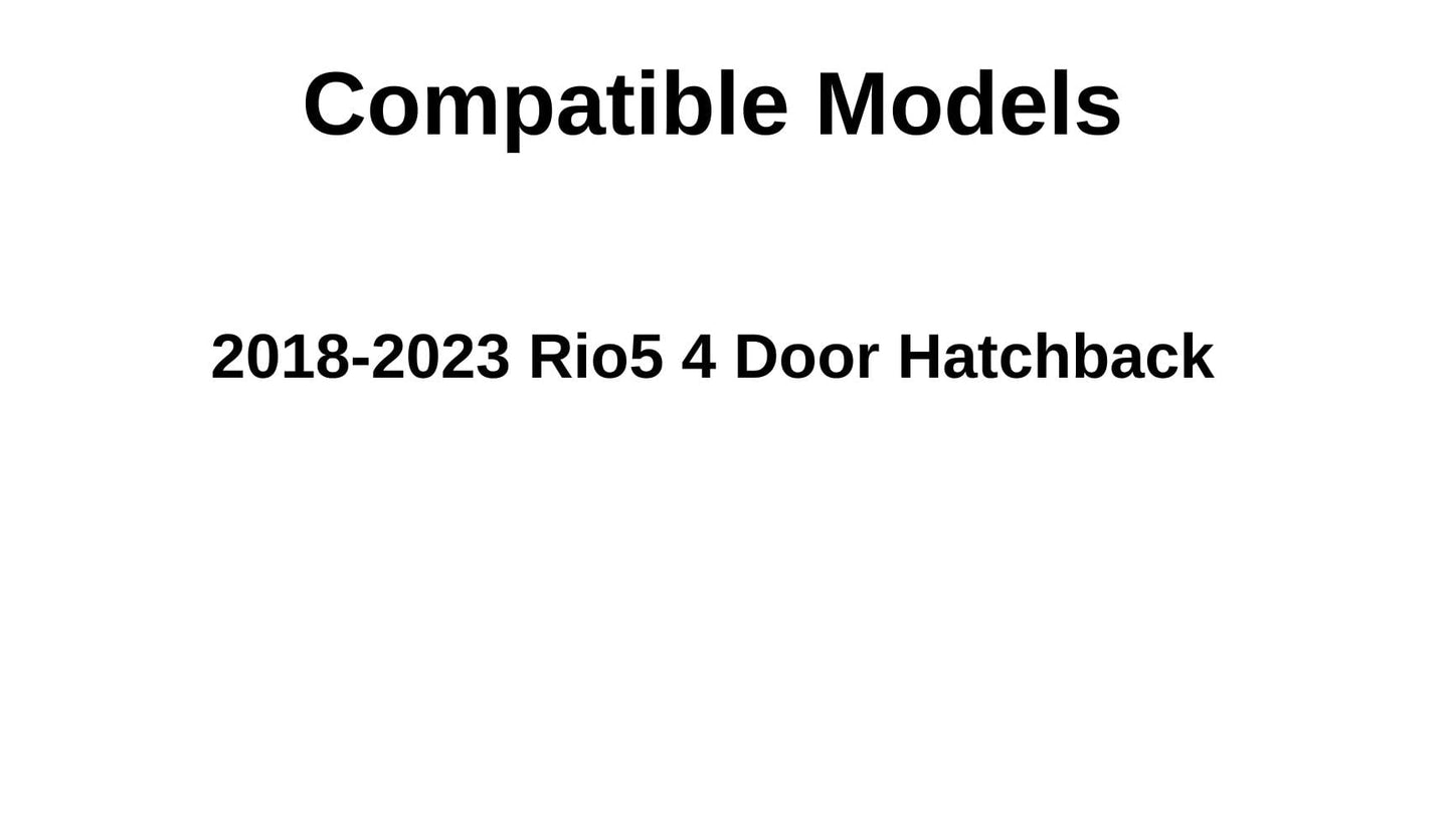 Heated Back Tailgate Window Back Glass Compatible with Kia Rio5 4 Door Hatchback 2018-2023 Models