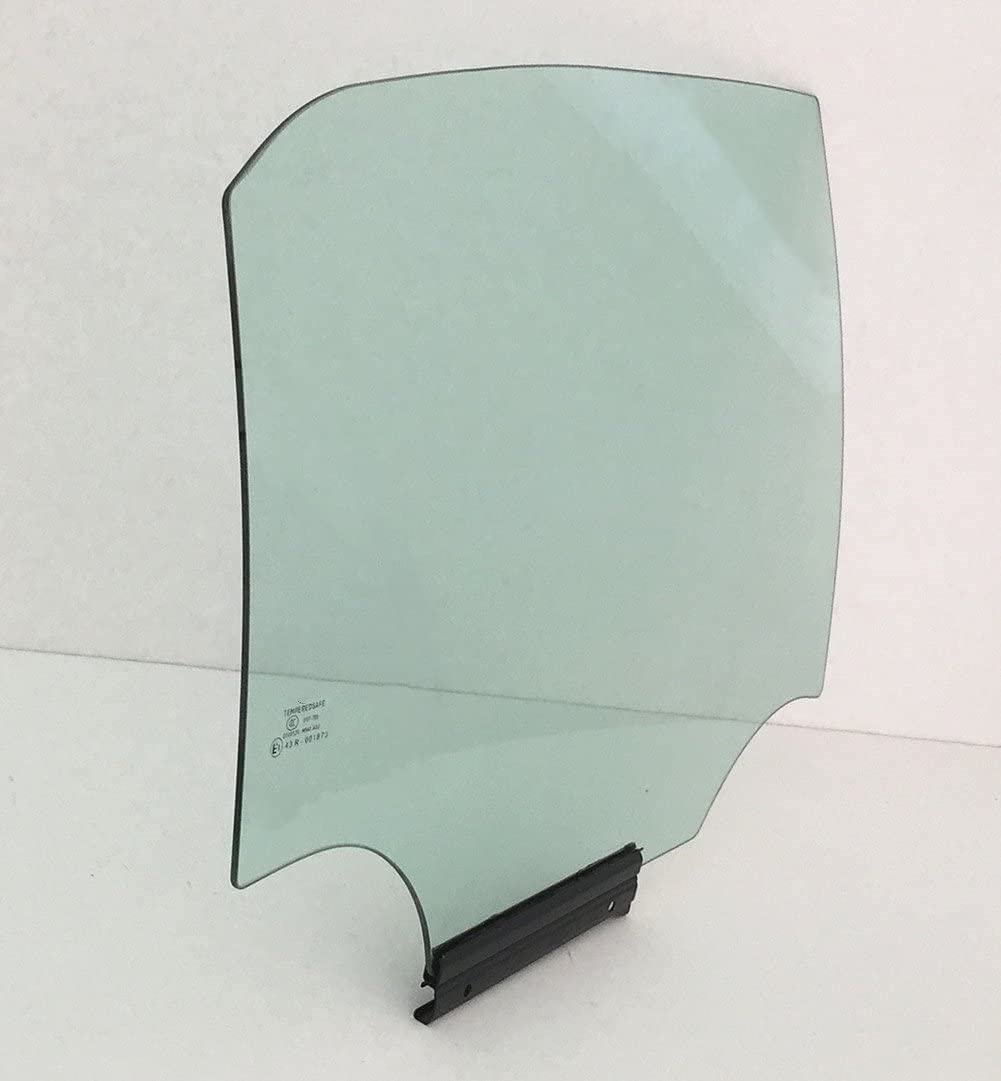 Passenger Right Side Rear Door Window Door Glass Compatible with Toyota Corolla/Chevrolet Prizm 1998-2002 Models