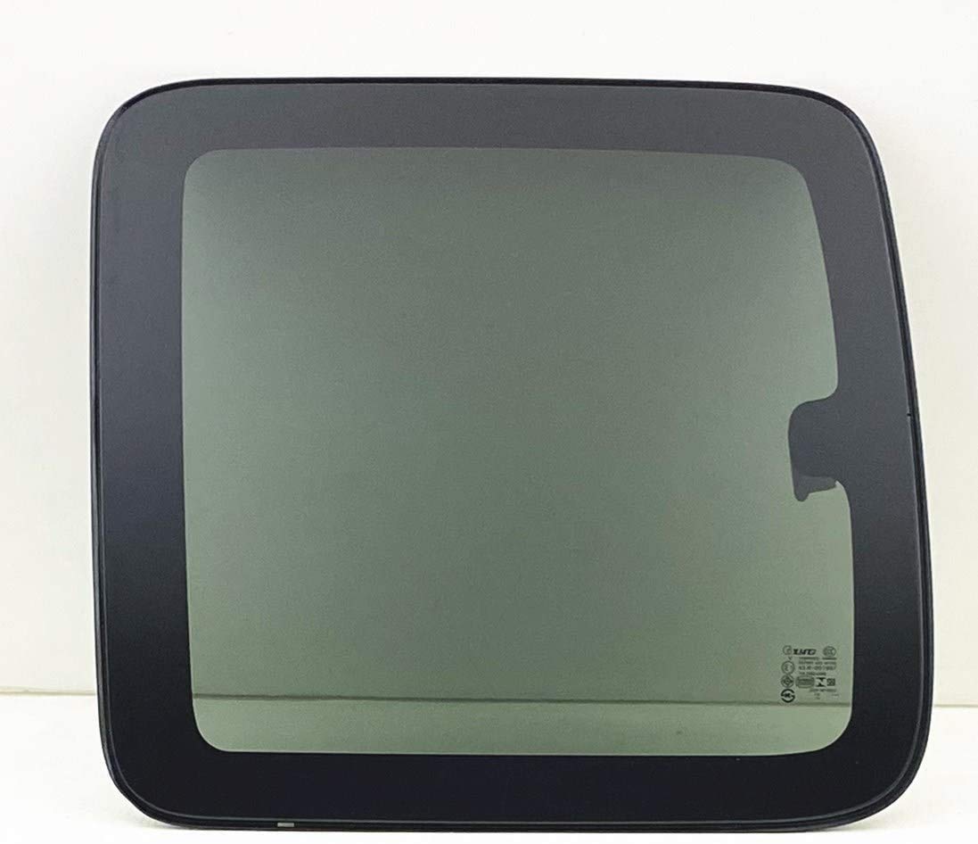 Privacy Movable Driver Left Side Rear Quarter Window Quarter Glass With Frame & Latch Compatible with GMC Sierra 1999-2006 / Sierra Classic 2007 Extended Cab Pickup Models