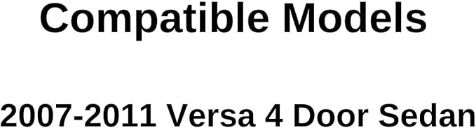 OEM Passenger Right Side Front Vent Window Vent Glass Compatible with Nissan Versa 4 Door Sedan 2007-2011 Models