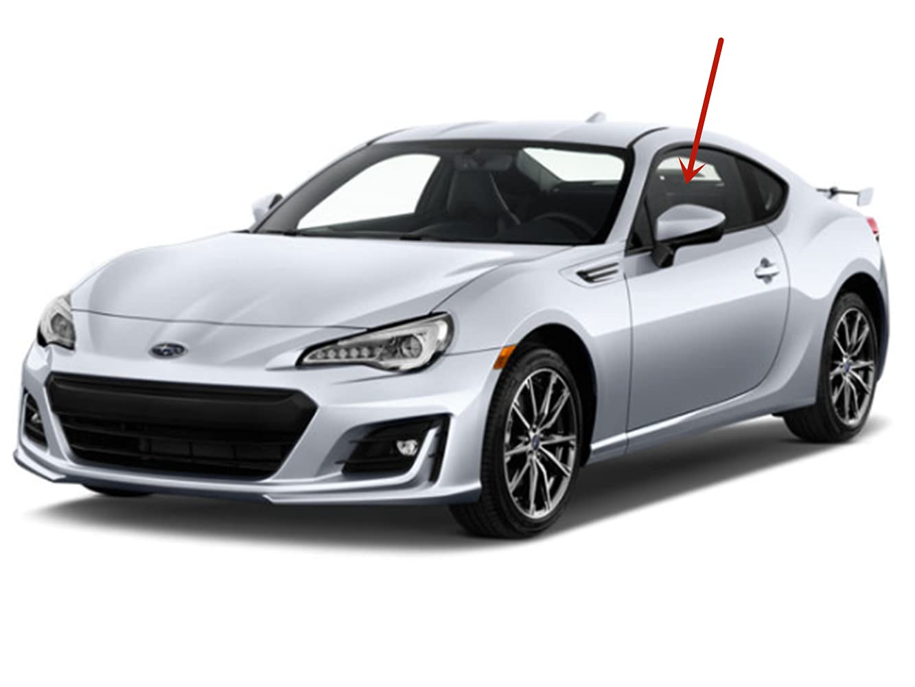 Driver Left Front Door Window Door Glass Compatible with Subaru BRZ / Scion FR-S 2 Door Coupe 2013-2022 Models