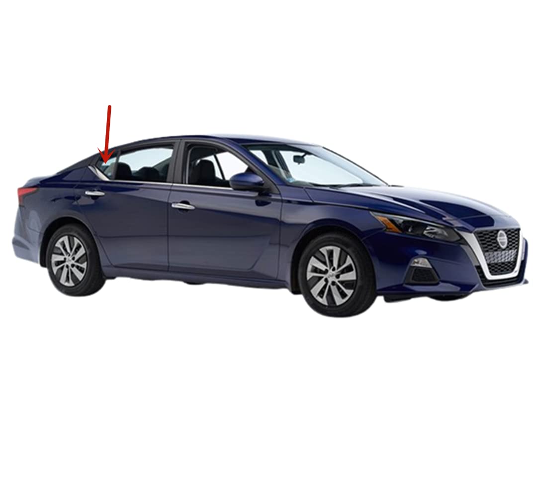Passenger Right Side Rear Vent Window Vent Glass Compatible with Nissan Altima 2019-2025 Models