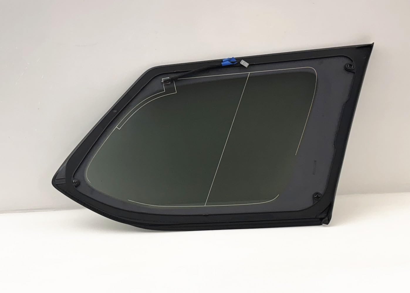 Chrome Style Driver Left Side Quarter Window Quarter Glass Compatible with Toyota Grand Highlander 2024-2025 Models