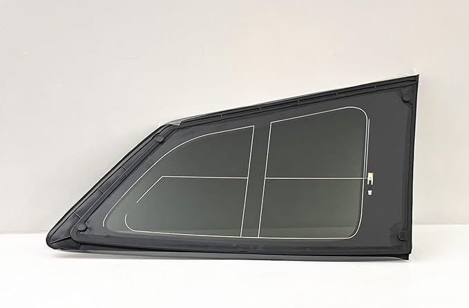 W/ Navigation Feature Tempered Driver Left Side Quarter Window Quarter Glass Compatible with Honda Pilot 2016-2022 Models