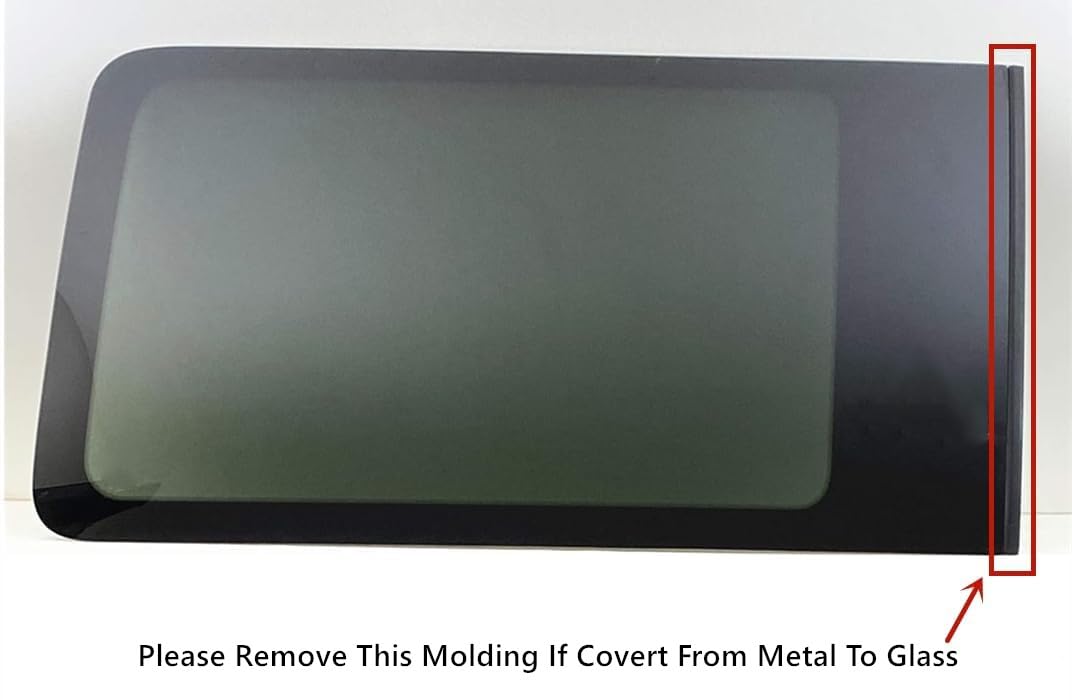 Privacy Driver Left Side Sliding Door Window Door Glass Compatible with Ford Transit 110.2" High-Roof 100.8" Mid-Roof Van 2015-2025 Models (Not for Transit Connect or Low-Roof Transit)