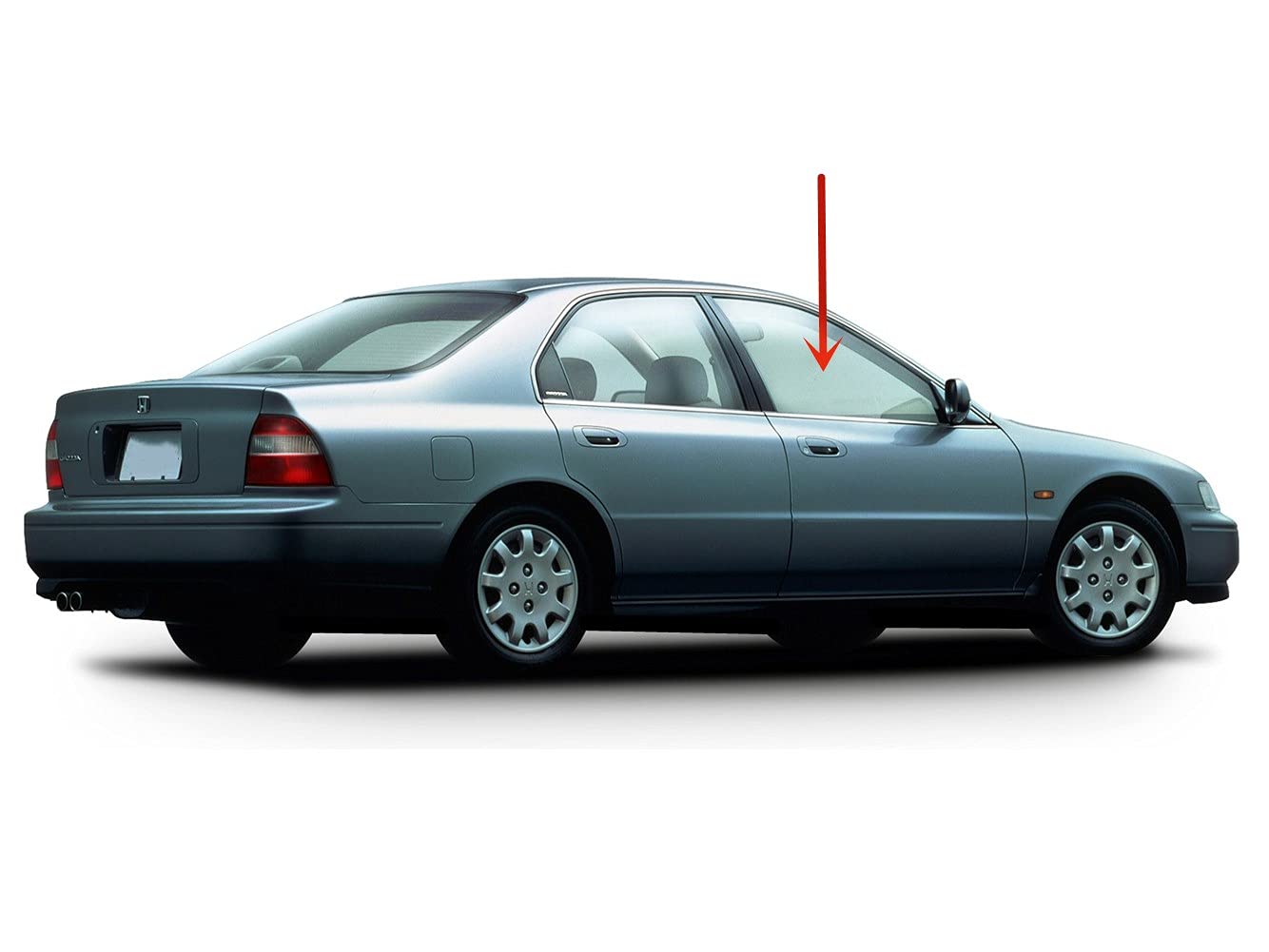 Passenger Right Side Front Door Window Door Glass Compatible with Honda Accord 4 Door Sedan/Wagon 1994-1997 Models