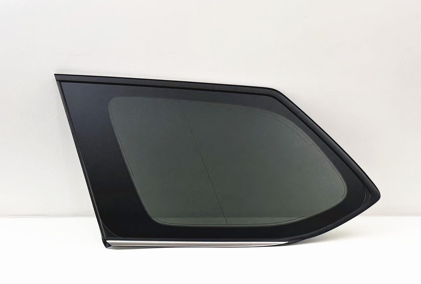 Chrome Style Driver Left Side Quarter Window Quarter Glass Compatible with Toyota Grand Highlander 2024-2025 Models