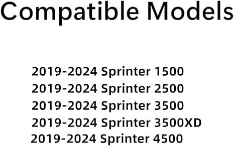 Heated Back Window Back Glass Driver Left Side No Wiper Hole Style Compatible with Mercedes Benz Sprinter 1500 2500 3500 4500 2019-2024 Models
