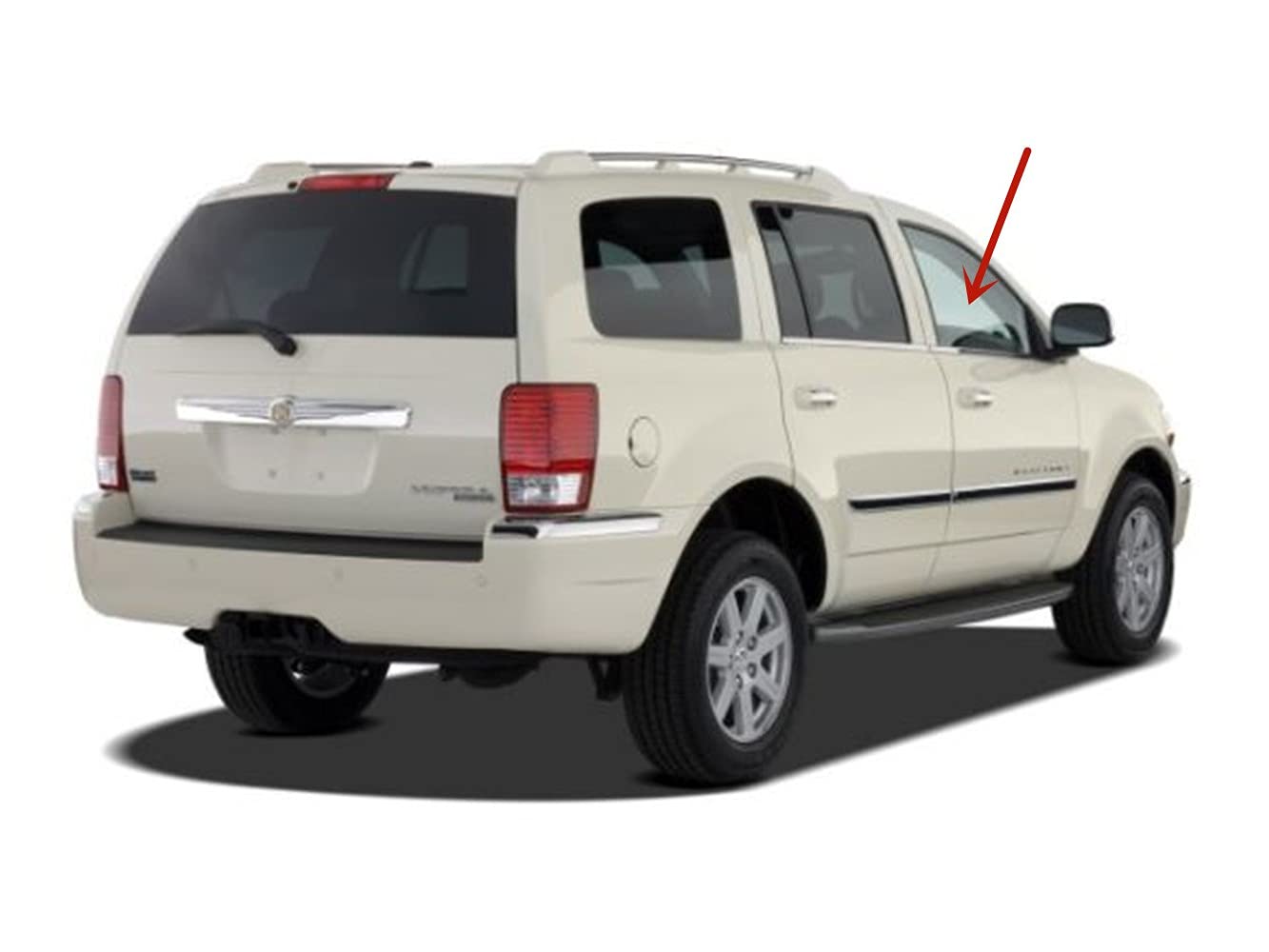 Passenger Right Side Front Door Window Door Glass Compatible with Dodge Durango/Chrysler Aspen 2004-2009 Models