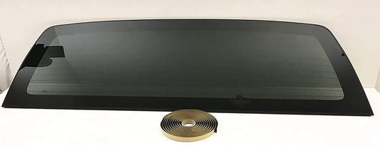 Heated Privacy Stationary Back Window Back Glass Compatible with Ford F150 Pickup 2004-2014 Models