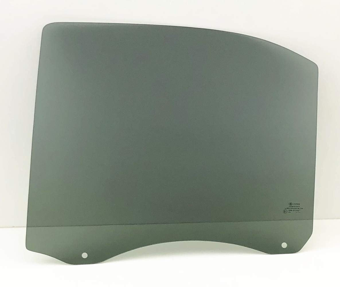 Driver Left Side Rear Door Window Door Glass Compatible with Kia Sorento 2003-2010 Models