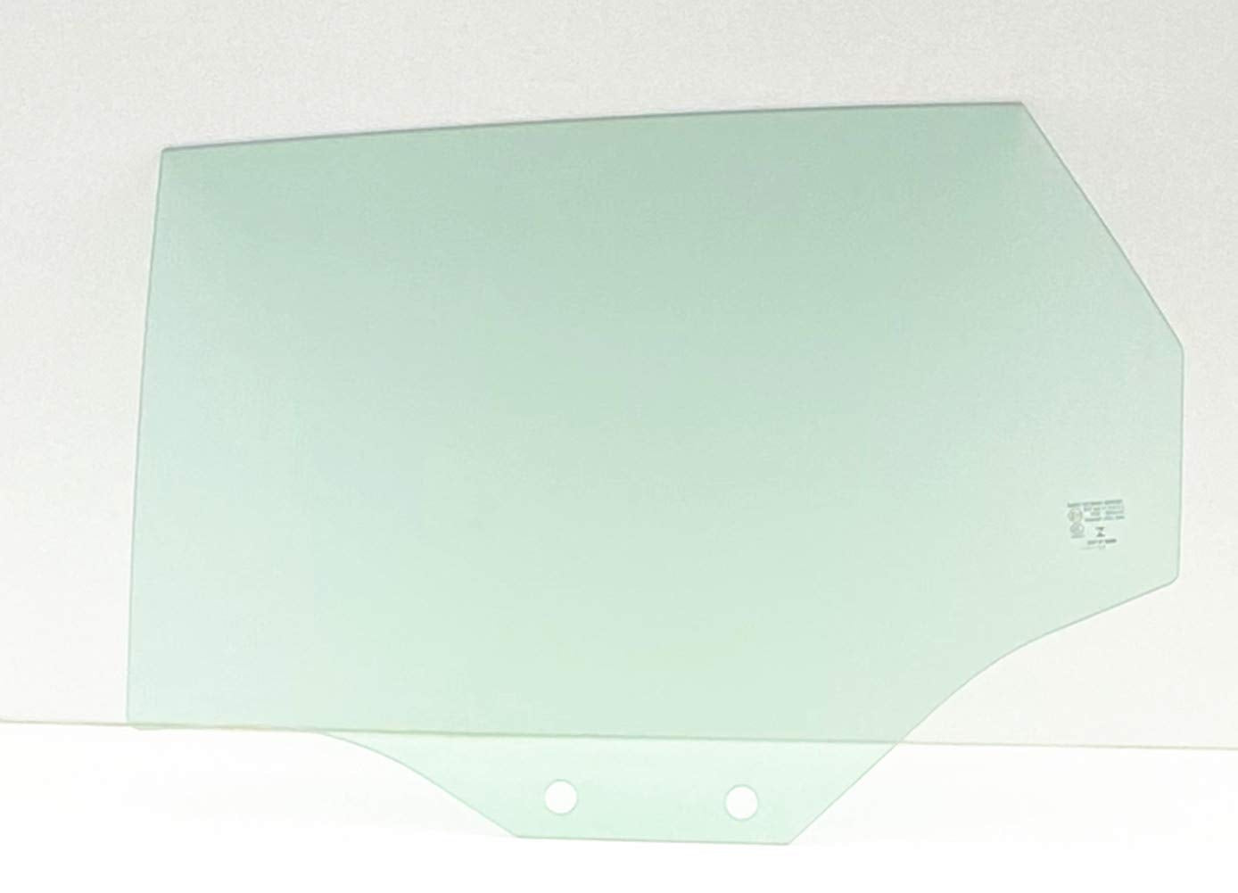 Driver Left Side Rear Door Window Door Glass Compatible with Audi A3 4Dr Hatchback 2005-2013 Models