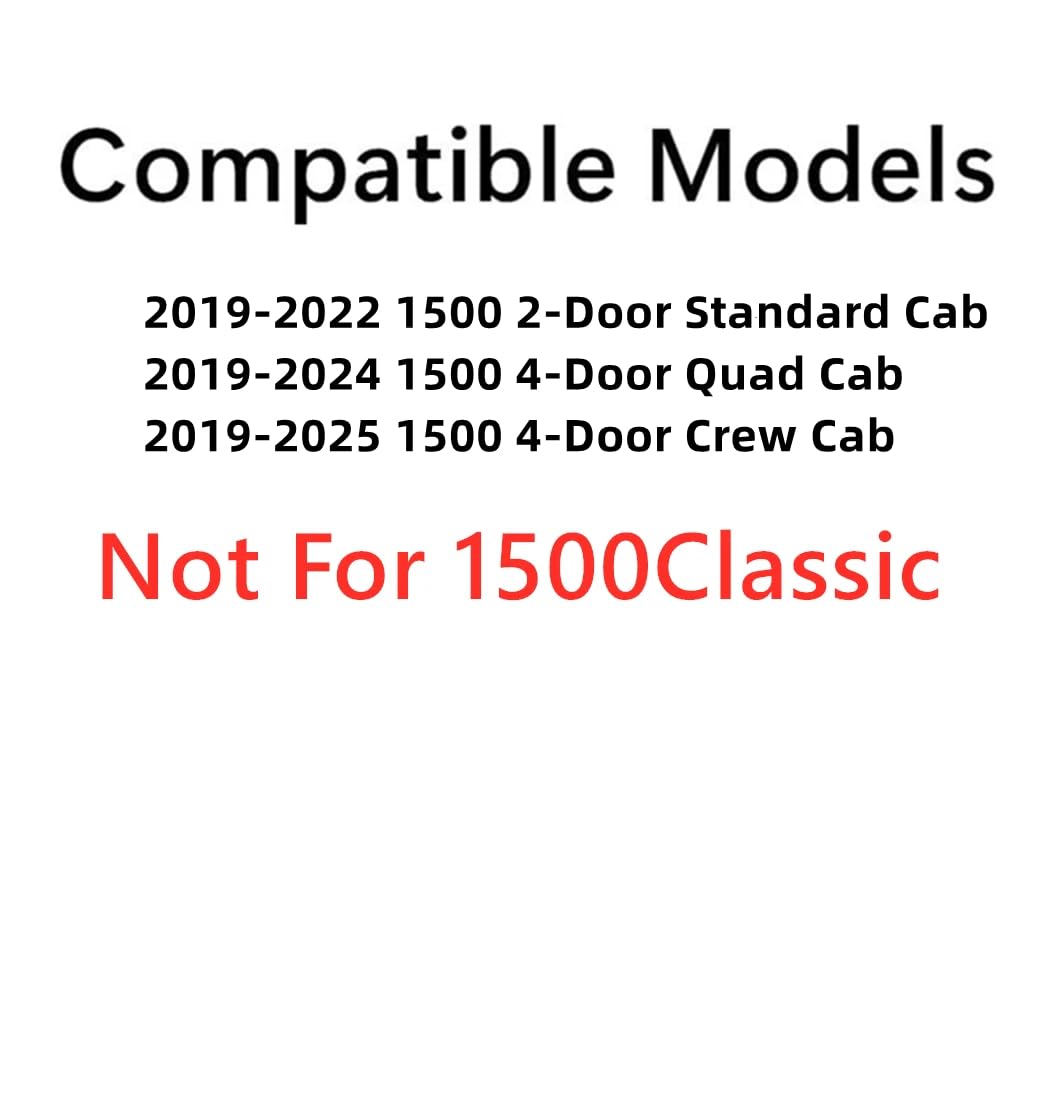 OEM Laminated Passenger Right Side Front Door Window Door Glass Compatible with Ram 1500 Pickup 2019-2025 Models (Not For 1500Classic)