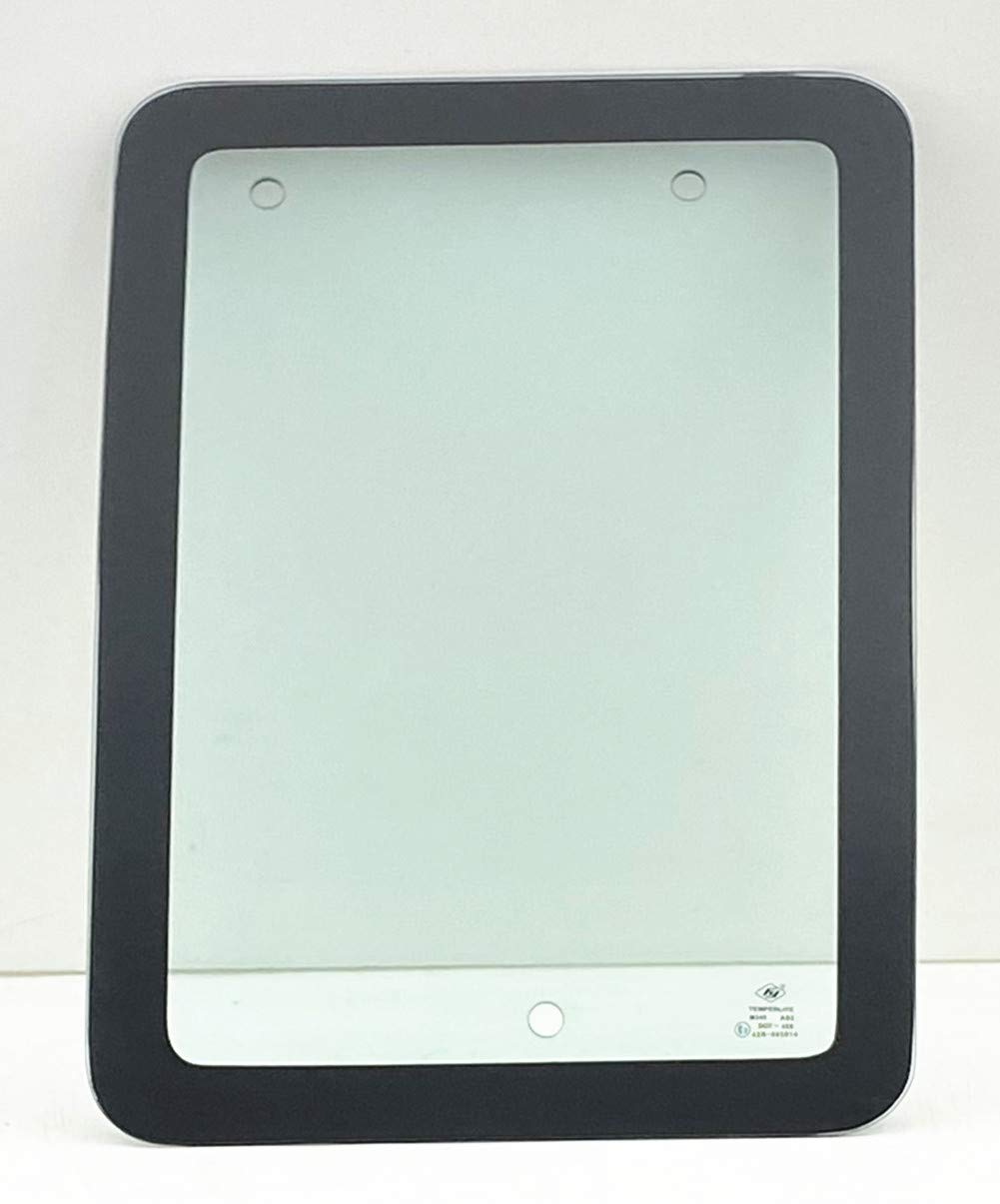 Movable Passenger Right Body Side Rear Hinged Door Window Door Glass Compatible with Ford Econoline Van 1992-2016 Models