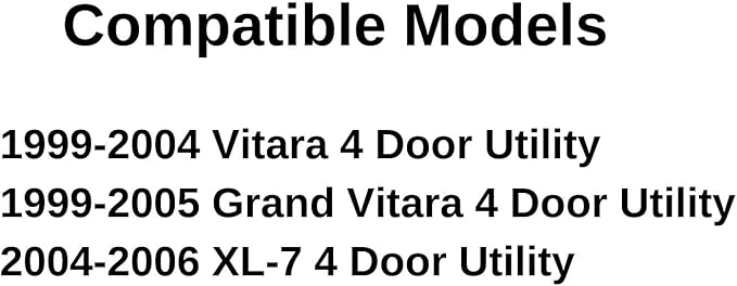 Heated Back Tailgate Window Back Glass Compatible With Suzuki Vitara 1999-2004 Models / Grand Vitara 1999-2005 Models / Suzuki XL-7 2004-2006 Models