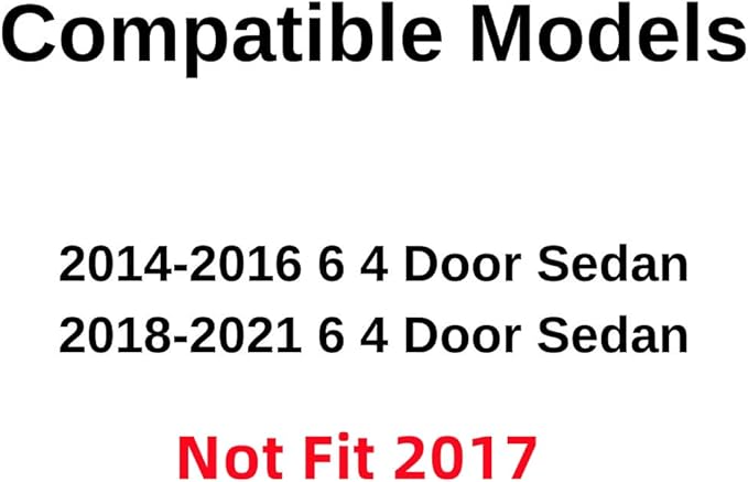 Driver Left Side Front Door Window Door Glass Compatible with Mazda 6 2014-2021 Models