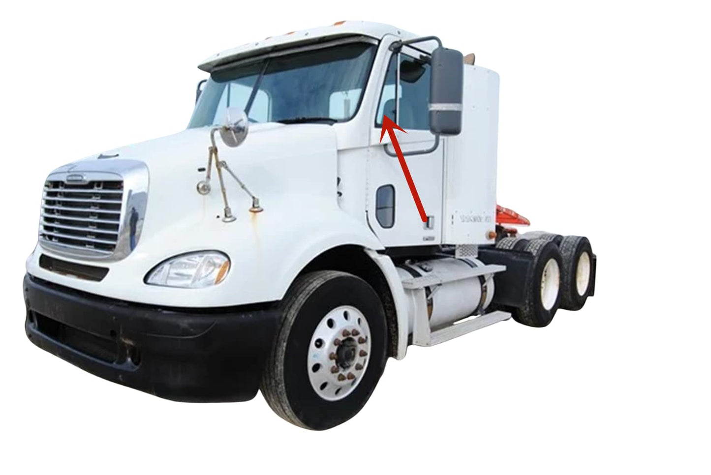 Driver Left Front Vent Window Vent Glass Compatible with Freightliner Argosy Columbia Century Class 112SD 1996-2016 / Coronado 2001-2022 Models