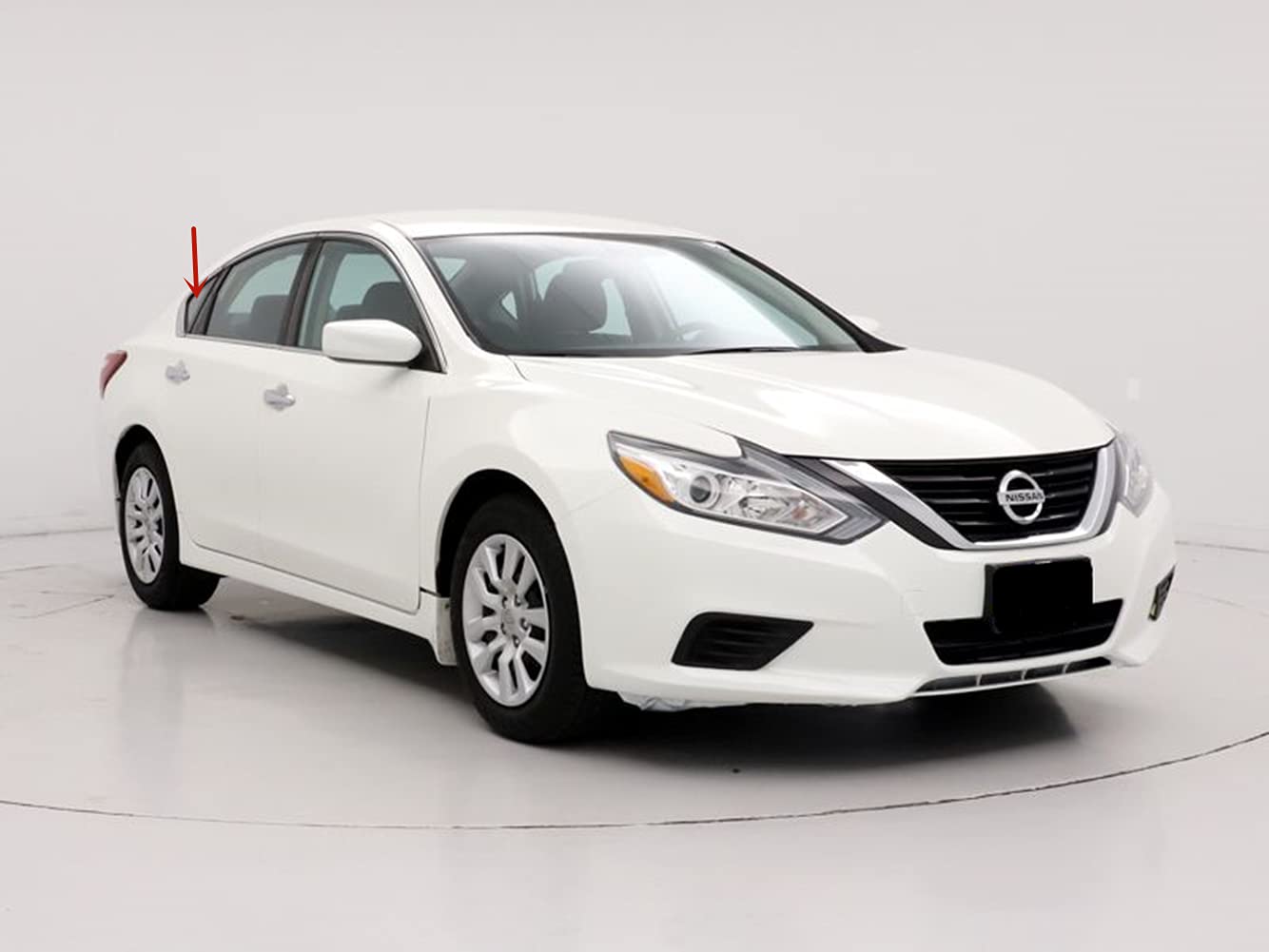 OEM Passenger Right Side Quarter Window Quarter Glass Compatible with Nissan Altima 4 Door Sedan 2013-2018 Models