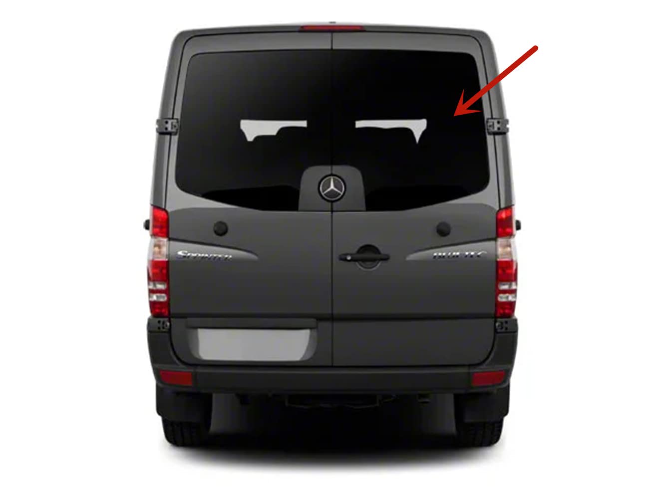 Factory Privacy Tinted Heated Back Window Back Glass Passenger Right Side Passenger Right Side Compatible with Mercedes Benz Sprinter 2010-2018 Models