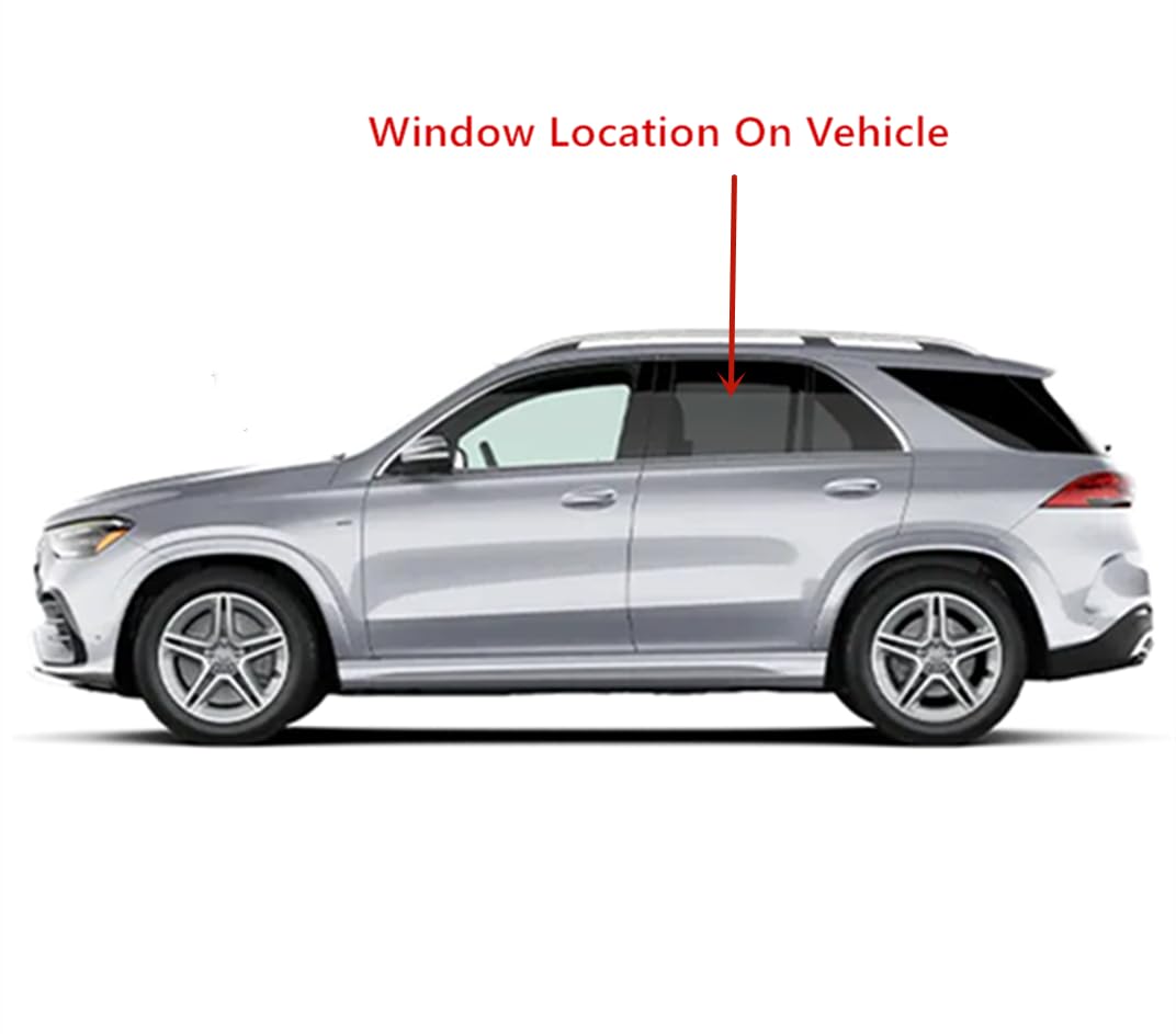 Laminated Driver Left Side Rear Door Window Door Glass Compatible with Mercedes Benz GLE350 GLE43AMG GLE450 GLE53AMG GLE580 GLE63AMG 4-Door SUV 2020-2025 Models (Not For Coupe)