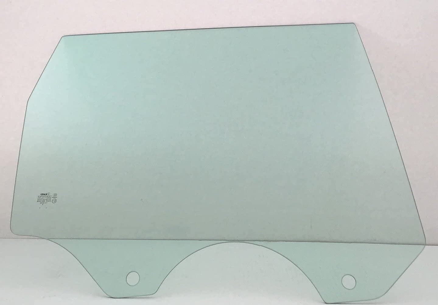 Passenger Right Side Rear Door Window Door Glass Compatible with Volkswagen Touareg 2004-2010 Models