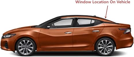 Heated Back Window Back Glass Compatible with Nissan Maxima 2016-2023 Models