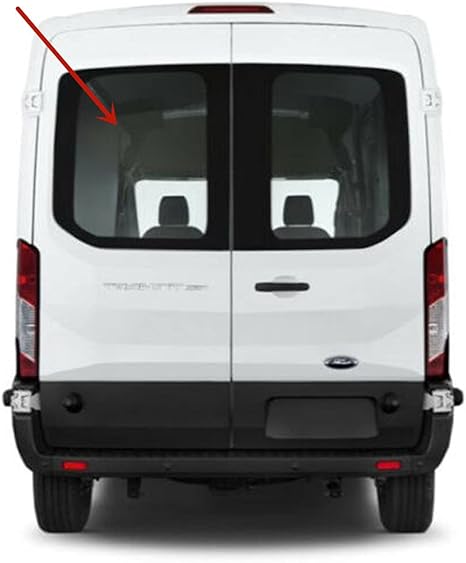 Back Window Back Glass Driver Left Side Compatible with Ford Transit 100.8" Mid-Roof & 110.2" High-Roof 2015-2025 Models (Not for Transit Connect or Low-Roof Transit)